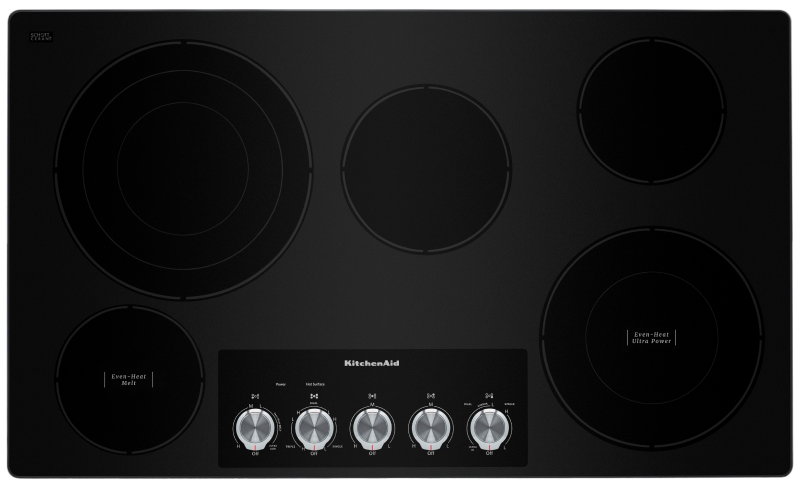 A KitchenAid® 36" electric cooktop