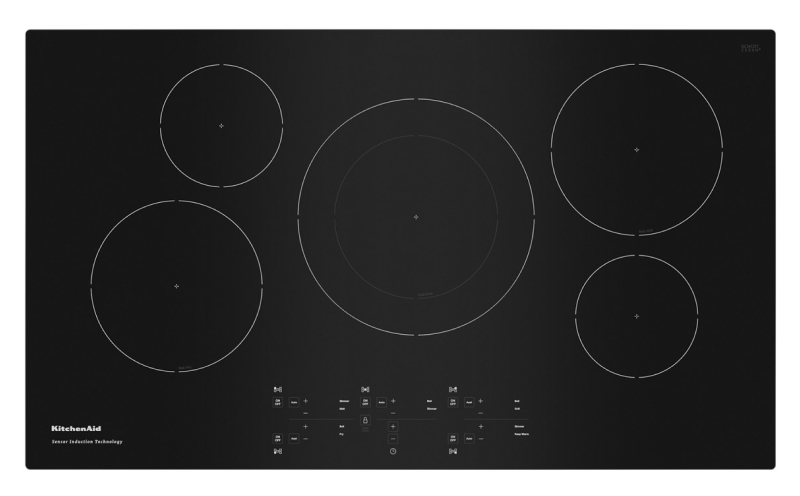 KitchenAid® 36" 5-Element Sensor Induction Cooktop