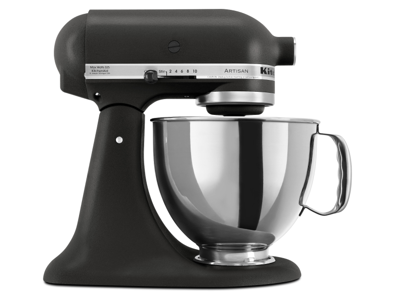 Imperial black KitchenAid® stand mixer