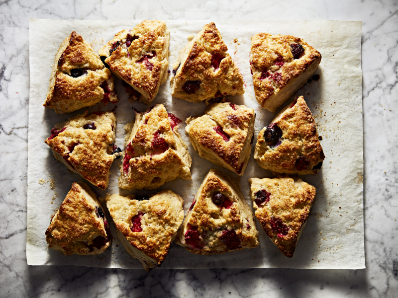 Mini fruit-filled pastries. Mini fruit-filled pastries.
