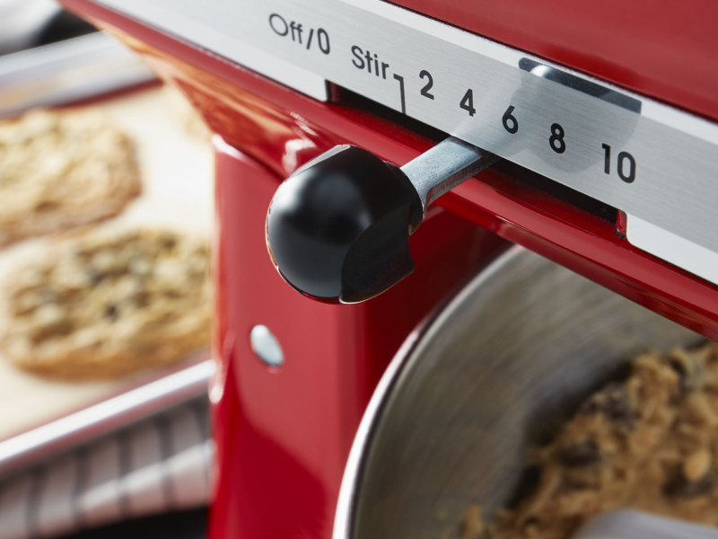 10 speed control on KitchenAid® stand mixer