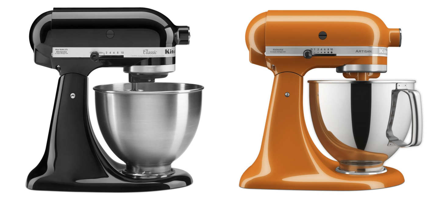 KitchenAid® Classic™ stand mixer and KitchenAid® Artisan® Series stand mixer KitchenAid® Classic™ stand mixer and KitchenAid® Artisan® Series stand mixer