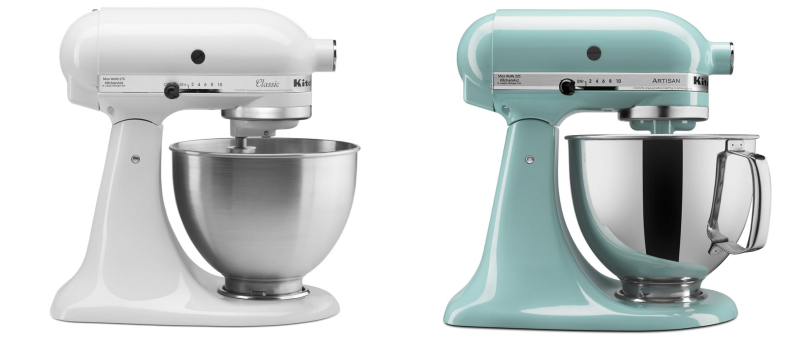 KitchenAid® Classic™ stand mixer and KitchenAid® Artisan® Series stand mixer KitchenAid® Classic™ stand mixer and KitchenAid® Artisan® Series stand mixer