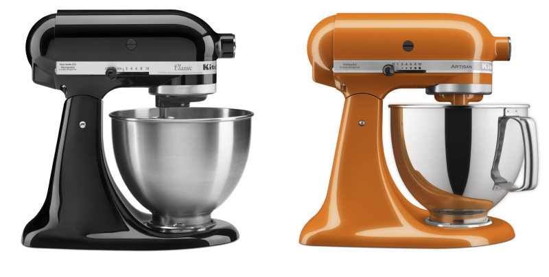 KitchenAid® Classic™ stand mixer and KitchenAid® Artisan® Series stand mixer KitchenAid® Classic™ stand mixer and KitchenAid® Artisan® Series stand mixer