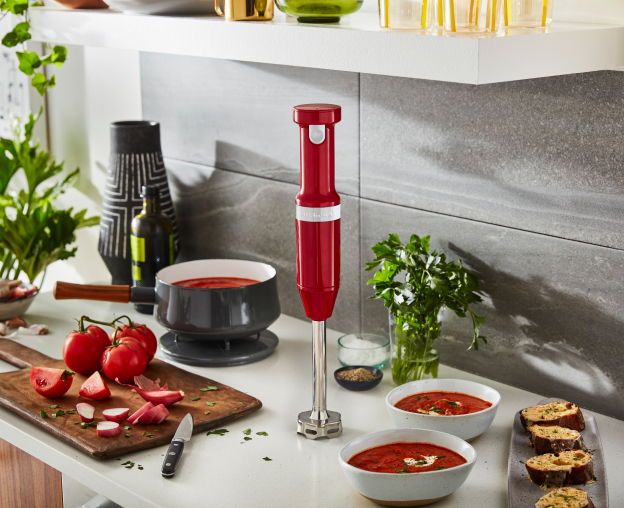 KitchenAid® immersion blender in Empire Red