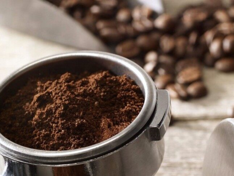 Ground coffee