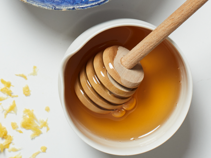 Honey in a bowl
