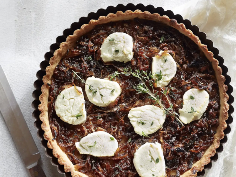 Caramelized Onion and Goat Cheese Tart