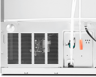 Close-up of a refrigerator vent