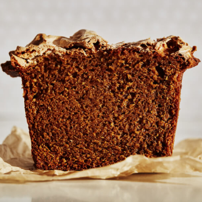 A slice of homemade bread