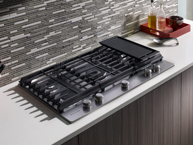 Stainless steel gas stovetop Stainless steel gas stovetop