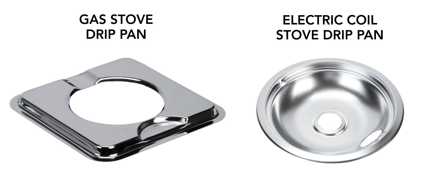 Gas and electric coil stove drip pans Gas and electric coil stove drip pans