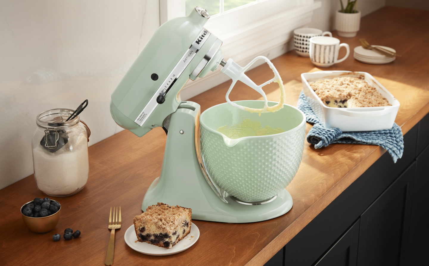 KitchenAid® stand mixer in a kitchen KitchenAid® stand mixer in a kitchen