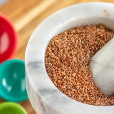Spices with mortar and pestle Spices with mortar and pestle