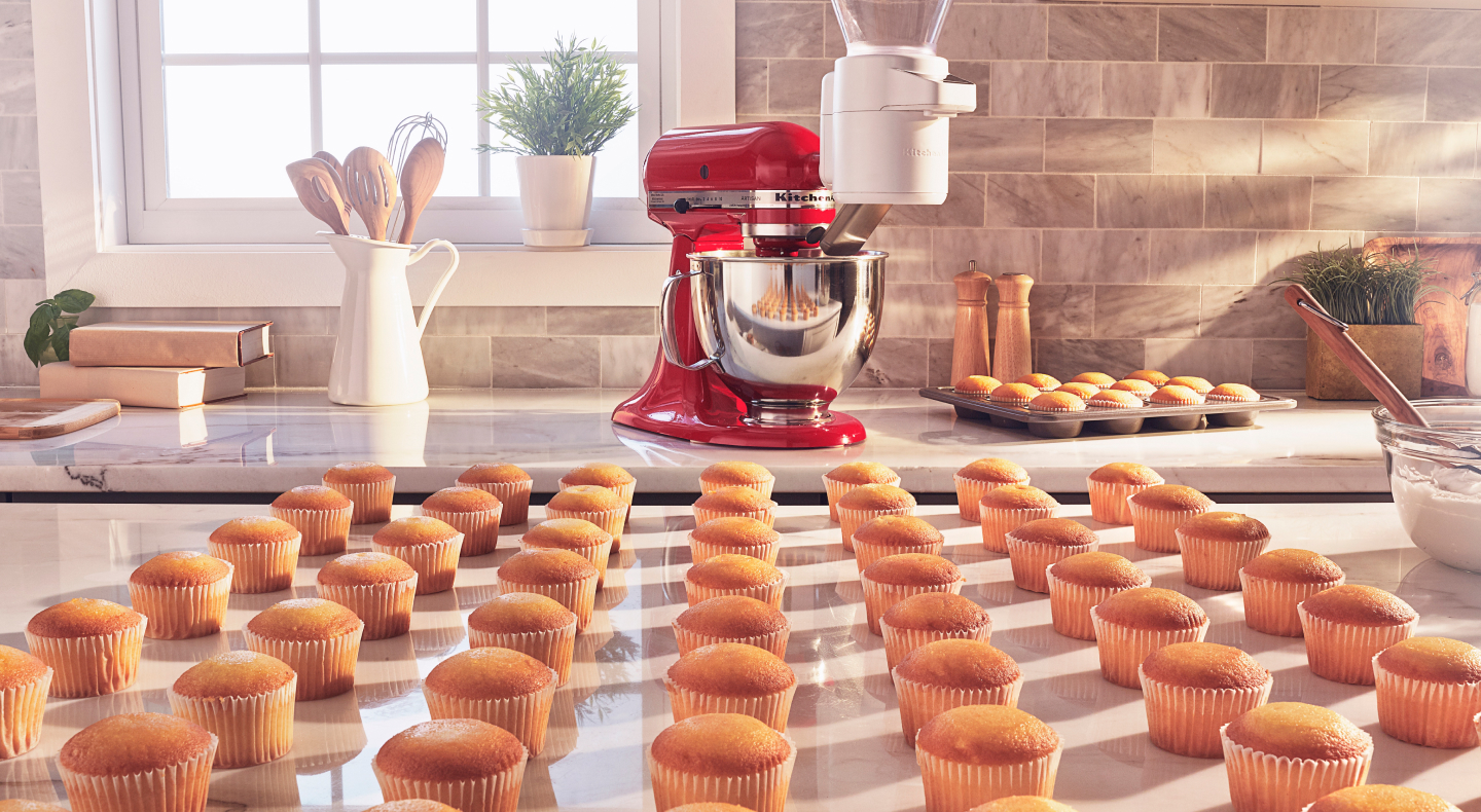 Red KitchenAid® stand mixer Red KitchenAid® stand mixer