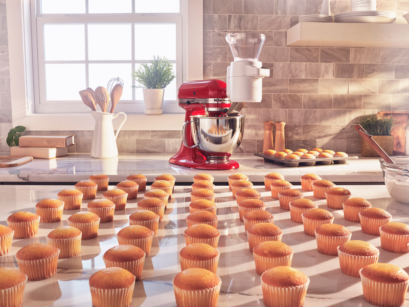 Red KitchenAid® stand mixer Red KitchenAid® stand mixer