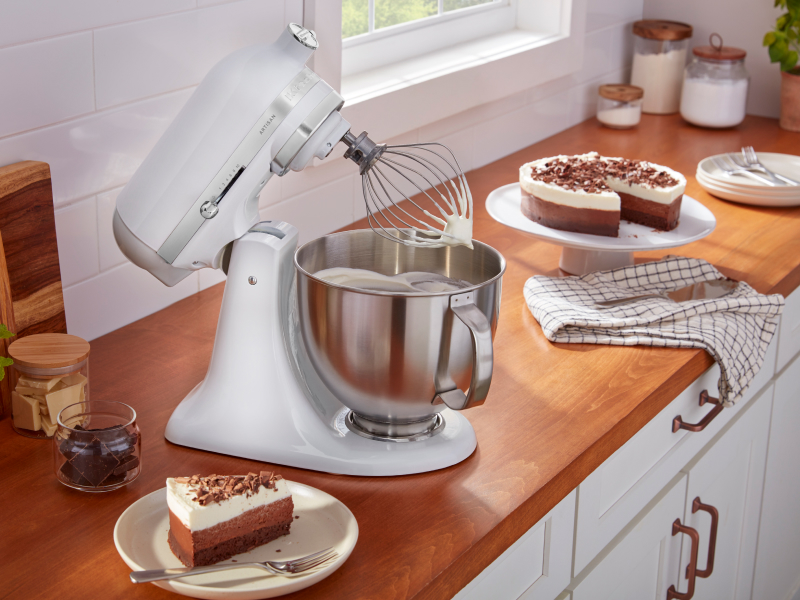 White KitchenAid® stand mixer White KitchenAid® stand mixer