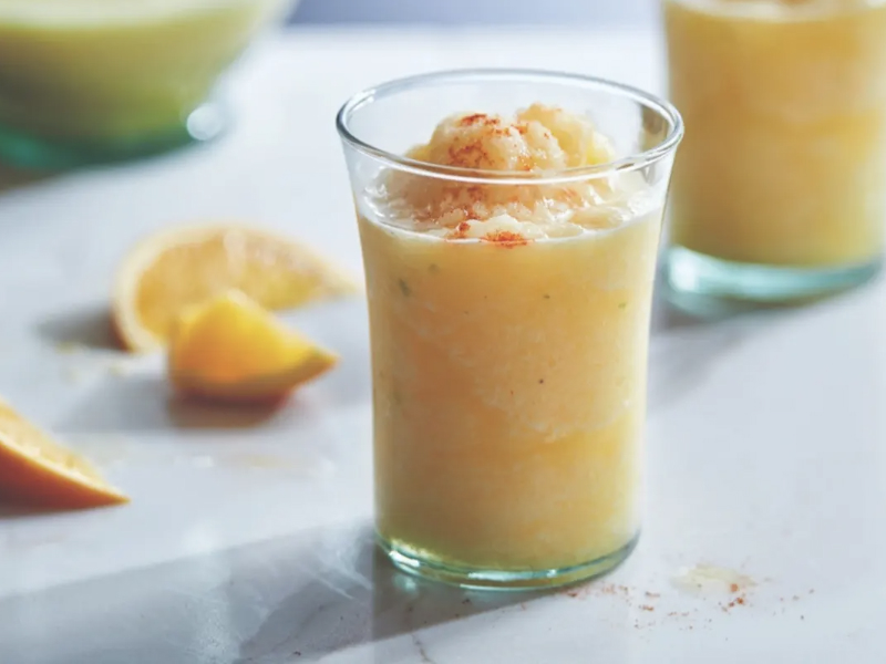 Slushies in glasses Slushies in glasses