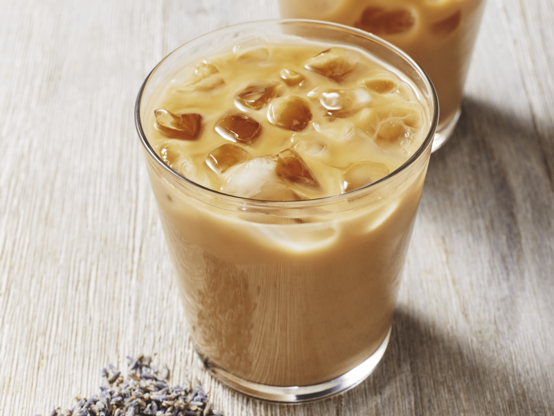 Iced coffee with cream Iced coffee with cream