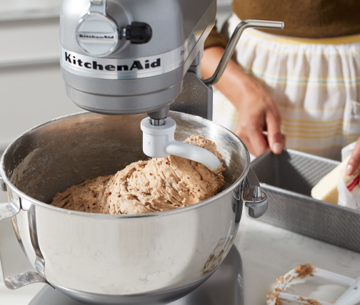 Stand mixer kneading bread dough Stand mixer kneading bread dough