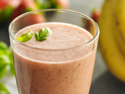 Strawberry banana smoothie Strawberry banana smoothie