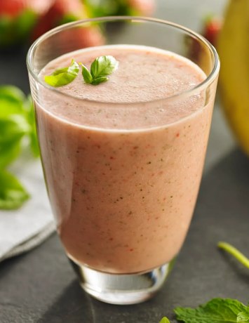 Strawberry banana smoothie Strawberry banana smoothie