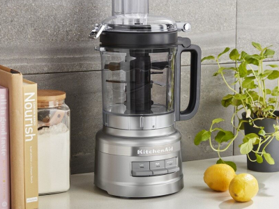 KitchenAid® food processor in a modern kitchen.