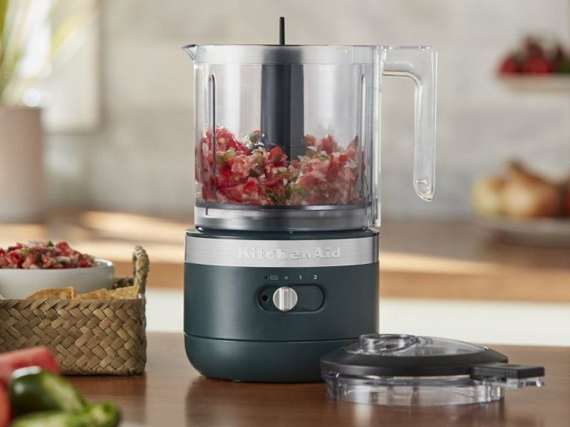 KitchenAid® food processor in a modern kitchen. KitchenAid® food processor in a modern kitchen.
