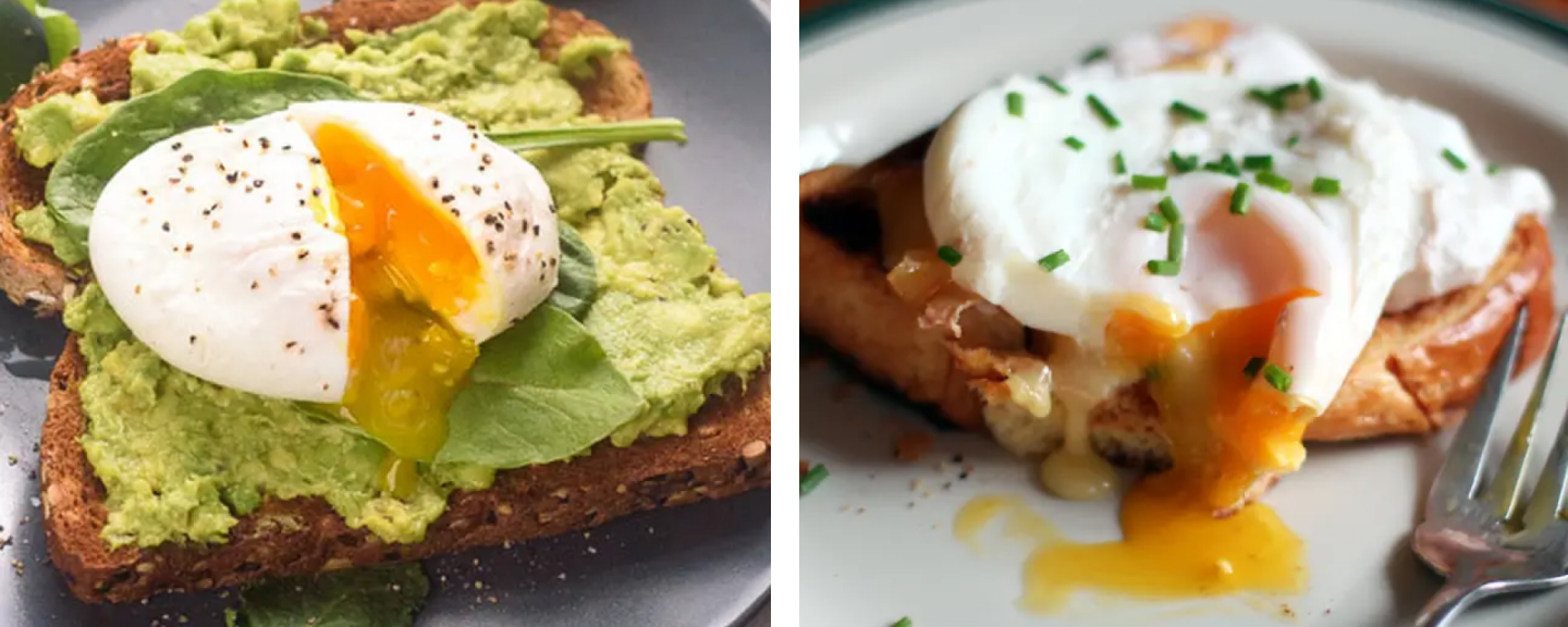 Poached eggs on toast  Poached eggs on toast