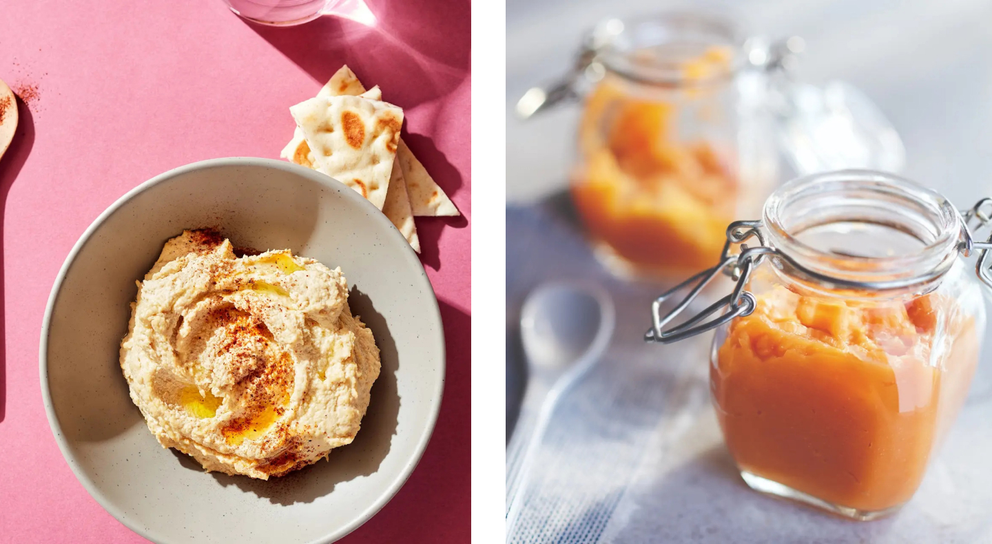 Homemade hummus and homemade baby food Homemade hummus and homemade baby food