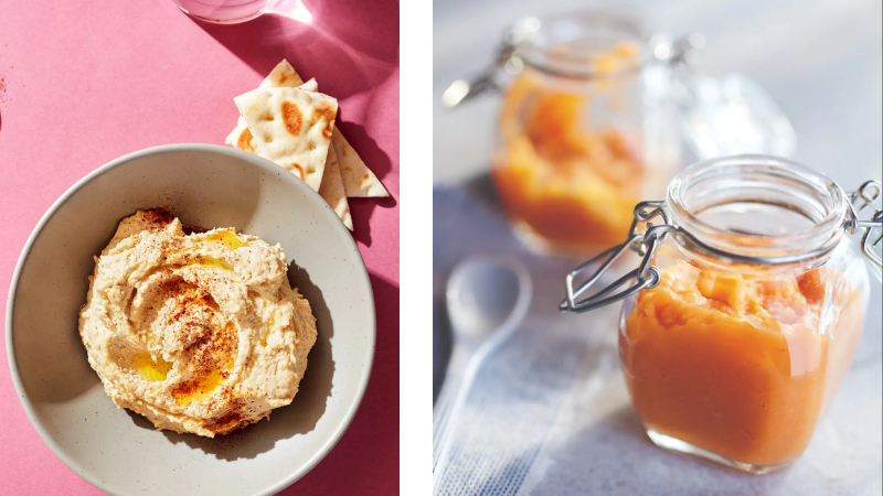 Homemade hummus and homemade baby food Homemade hummus and homemade baby food