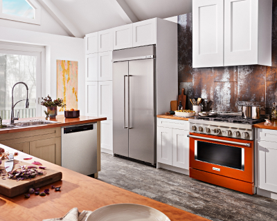 A kitchen room
