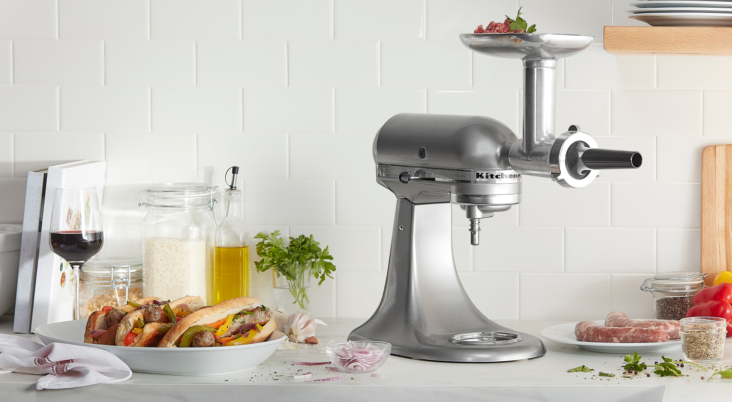 KitchenAid® stand mixer on a countertop