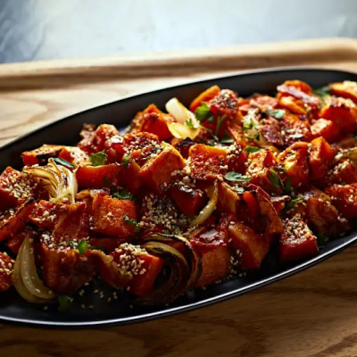 Image of Yummly recipe sesame and chia roasted butternut squash