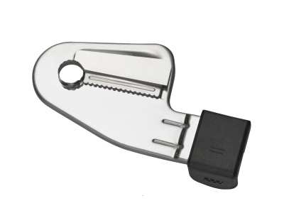 A thin slicing blade.