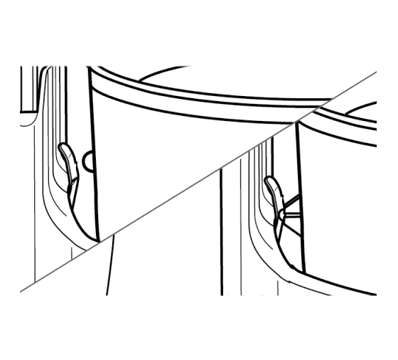  Bowl pin not fitting properly into spring latch