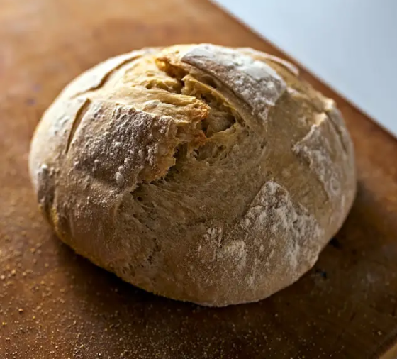 Homemade sourdough round