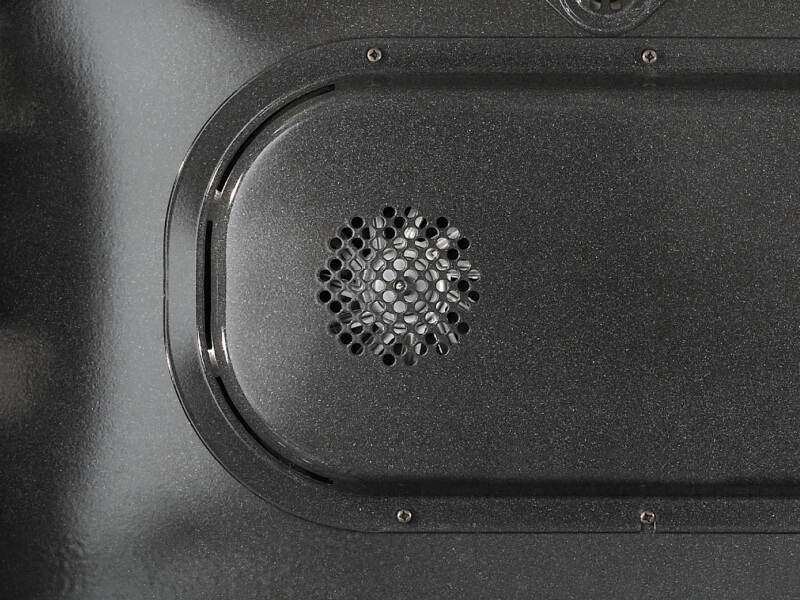Close up image of a convection fan