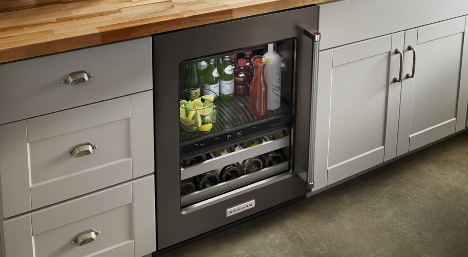 KitchenAid® Undercounter Refrigerator between cabinets KitchenAid® Undercounter Refrigerator between cabinets