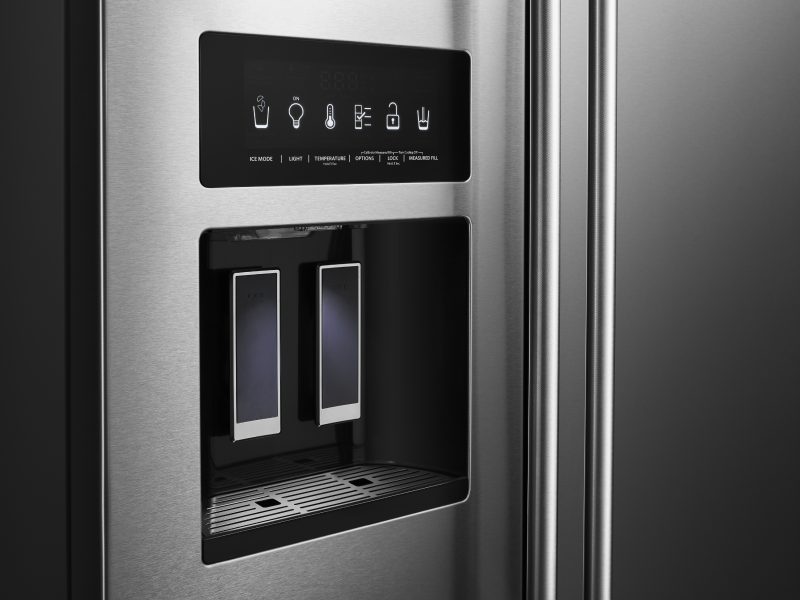 Refrigerator ice maker and water dispenser control panel Refrigerator ice maker and water dispenser control panel