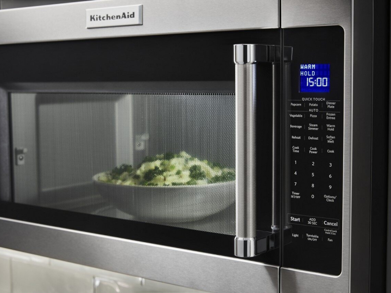 Heating a dish in a microwave