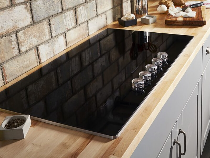 Black KitchenAid® electric cooktop Black KitchenAid® electric cooktop