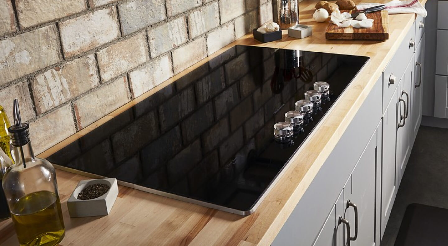 Black KitchenAid® electric cooktop Black KitchenAid® electric cooktop