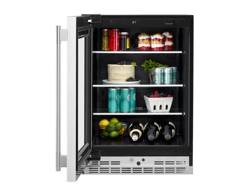 An undercounter refrigerator