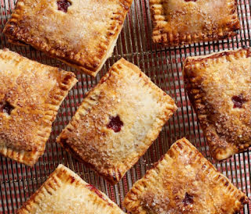 Air fryer strawberry hand pies