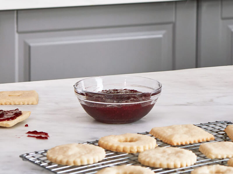 A bowl of dessert topping A bowl of dessert topping