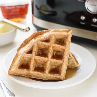 Waffles with syrup