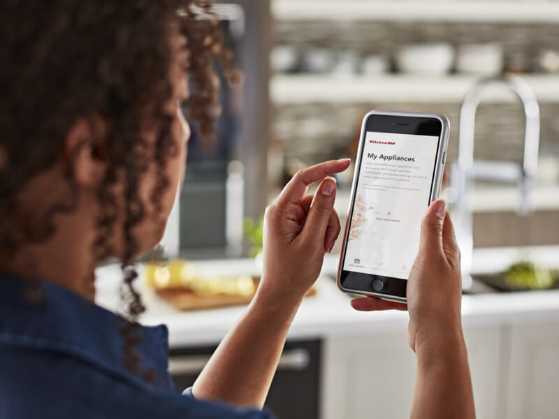 Person using a smartphone