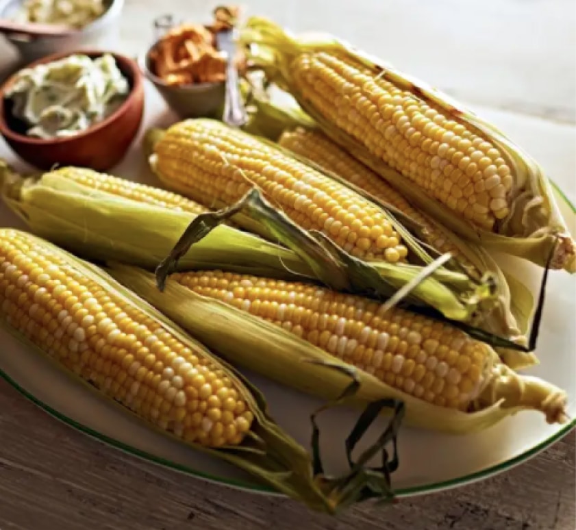 Char Grilled Corn with Three Butters