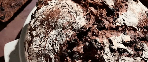 Chocolate Cherry Rye Bread